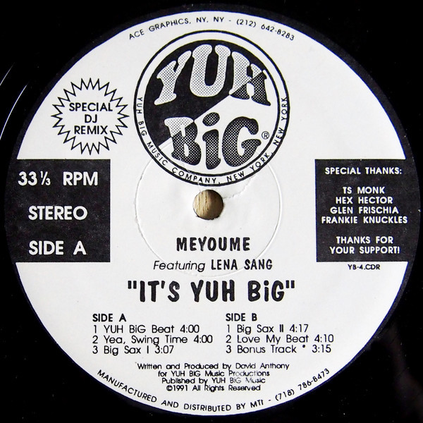 Meyoume Featuring Lena Sang - It's Yuh Big (Special DJ Remix) | Yuh Big (YB-4.CDR) - main