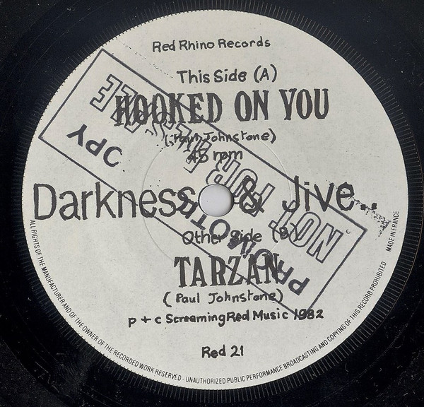 Darkness & Jive - Hooked On You | Red Rhino Records (RED 21)