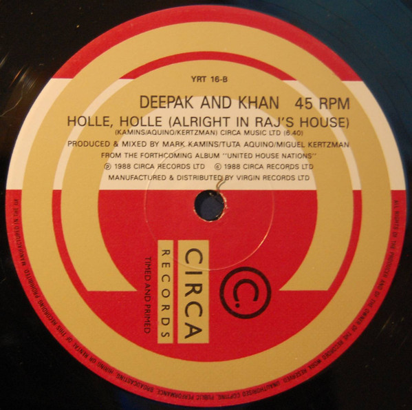Deepak And Khan - Holle Holle (Indian Acid Trip And Alright In Raj's House Versions) | Circa (YRT 16) - 4 Deepak And Khan - Holle Holle (Indian Acid Trip And Alright In Raj's House Versions) | Circa (YRT 16) - 4