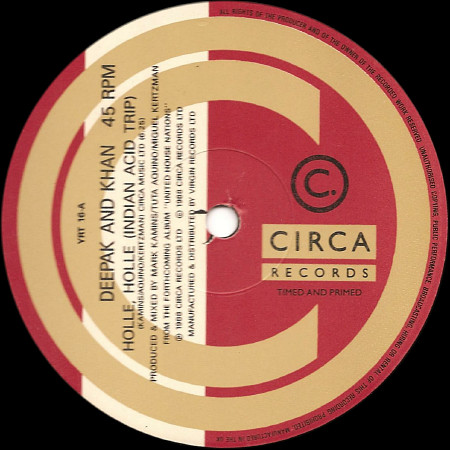 Deepak And Khan - Holle Holle (Indian Acid Trip And Alright In Raj's House Versions) | Circa (YRT 16) - 3 Deepak And Khan - Holle Holle (Indian Acid Trip And Alright In Raj's House Versions) | Circa (YRT 16) - 3
