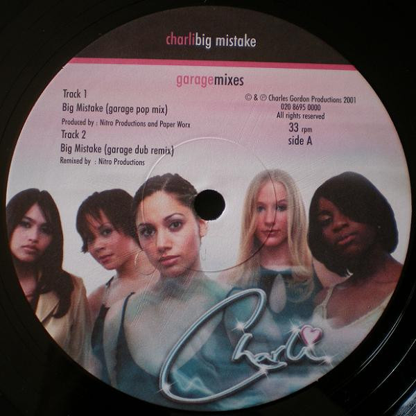 Charli - Big Mistake | Charles Gordon Productions (CHA 001) - main Charli - Big Mistake | Charles Gordon Productions (CHA 001) - main