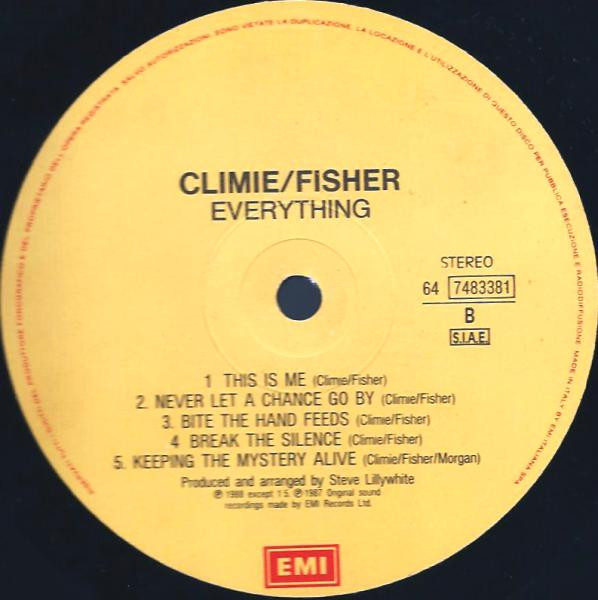 Climie Fisher - Everything | EMI (64 7483381) - 3
