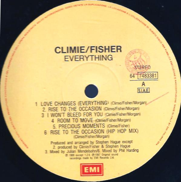 Climie Fisher - Everything | EMI (64 7483381) - 2
