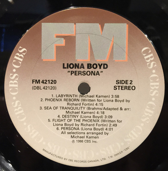 Liona Boyd - Persona | CBS (FM 42120) - 4