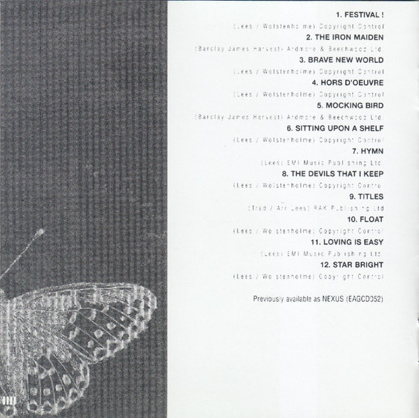 Barclay James Harvest Through The Eyes Of John Lees - Brave New World | Recall 2cd (SMDCD388) - 4 Barclay James Harvest Through The Eyes Of John Lees - Brave New World | Recall 2cd (SMDCD388) - 4