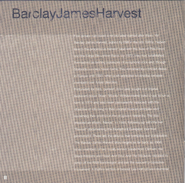 Barclay James Harvest Through The Eyes Of John Lees - Brave New World | Recall 2cd (SMDCD388) - 2 Barclay James Harvest Through The Eyes Of John Lees - Brave New World | Recall 2cd (SMDCD388) - 2