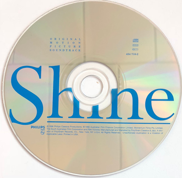 David Hirschfelder - Shine (Original Motion Picture Soundtrack) | Philips (454 710-2) - 3