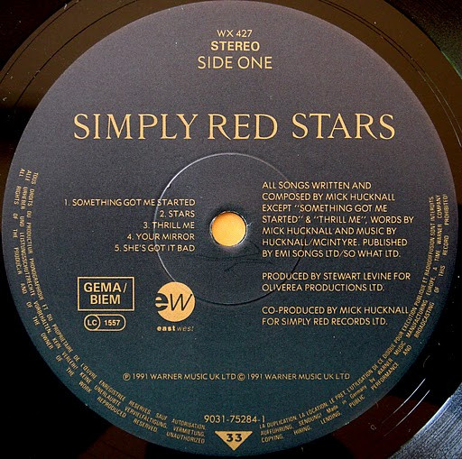 Simply Red - Stars | EastWest (WX 427) - 3 Simply Red - Stars | EastWest (WX 427) - 3