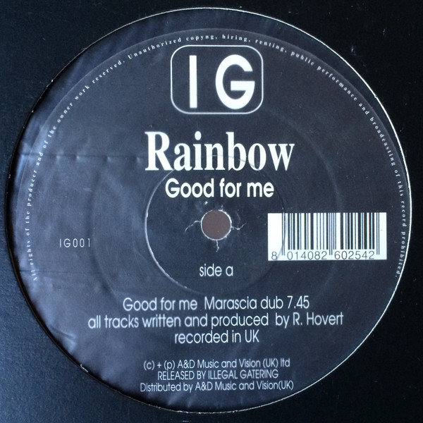 Rainbow - Good For Me | Illegal Gathering (IG001) - main