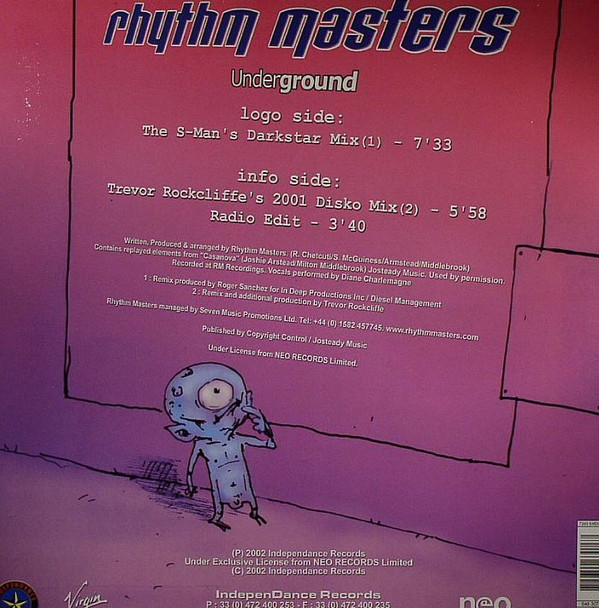 Rhythm Masters - Underground | Independance Records (IR0207) - 2 Rhythm Masters - Underground | Independance Records (IR0207) - 2