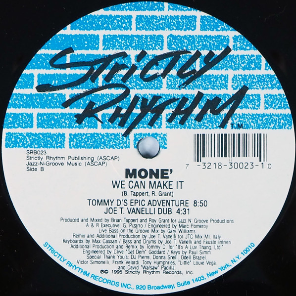 Moné - We Can Make It | Strictly Rhythm (SRB023) - 4 Moné - We Can Make It | Strictly Rhythm (SRB023) - 4