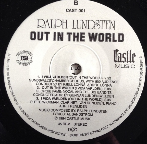 Ralph Lundsten - Out In The World | Castle Music (CAST 001) - 4