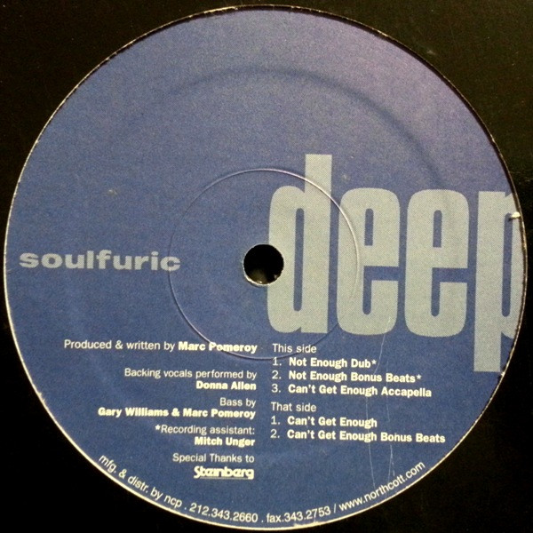 Soulsearcher - Can't Get Enough | Soulfuric Deep (SFD-0005, SFD0005) - 3 Soulsearcher - Can't Get Enough | Soulfuric Deep (SFD-0005, SFD0005) - 3