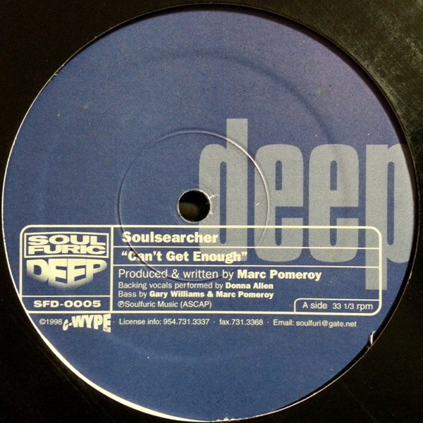 Soulsearcher - Can't Get Enough | Soulfuric Deep (SFD-0005, SFD0005) - 2 Soulsearcher - Can't Get Enough | Soulfuric Deep (SFD-0005, SFD0005) - 2