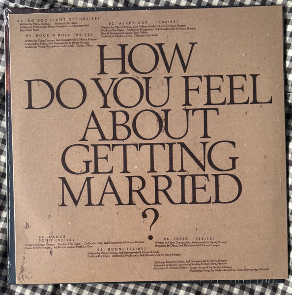 Dijon - How Do You Feel About Getting Married | Warner Records (none) - 4