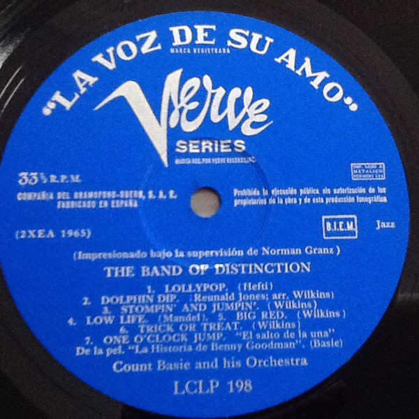 Count Basie Orchestra - The Band Of Distinction | La Voz De Su Amo (LCLP 198) - 3