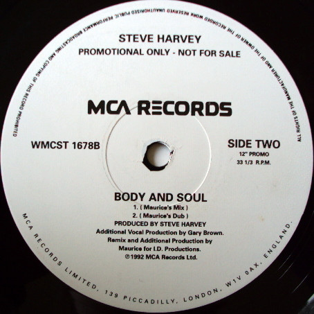 Steve Harvey - Body & Soul | MCA Records (WMCST 1678) - 3