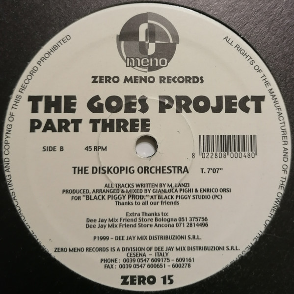 The Goes Project - Part Three | Zero Meno (ZERO 15) - main