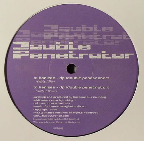 Karlzee - Double Penetrator | Nutty Trance Records (NUTTY002)