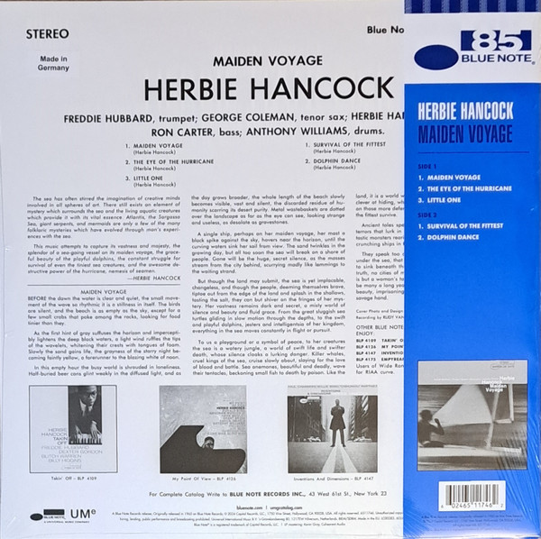 Herbie Hancock - Maiden Voyage | Blue Note (84195) - 2