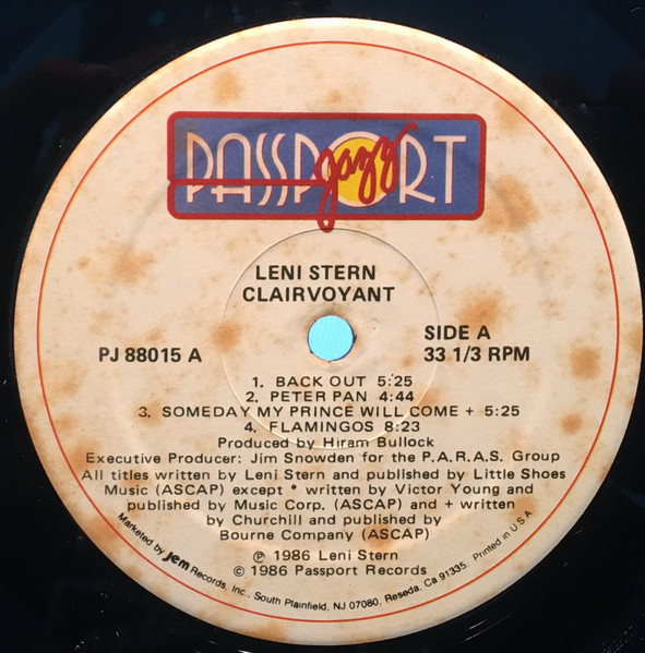 Leni Stern - Clairvoyant | Passport Jazz (PJ 88015) - 3