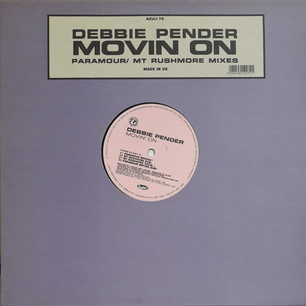 Debbie Pender - Movin' On (Paramour / Mt Rushmore Mixes) | Azuli Records (AZNY 72)