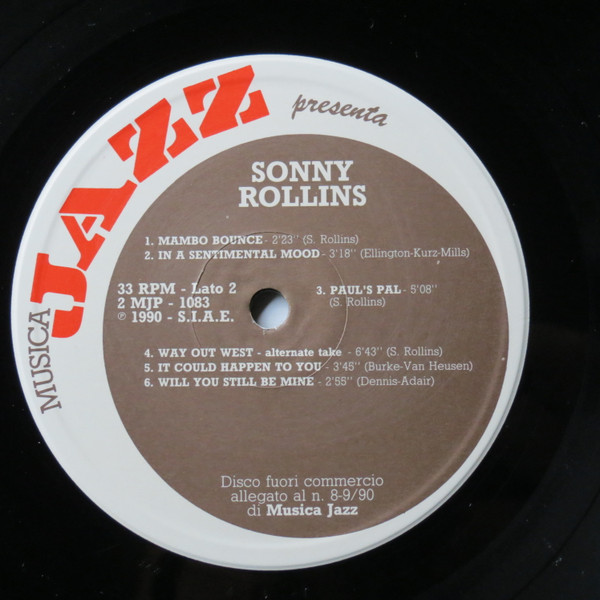 Sonny Rollins - Sonny Rollins | Musica Jazz (2 MJP 1083) - 4
