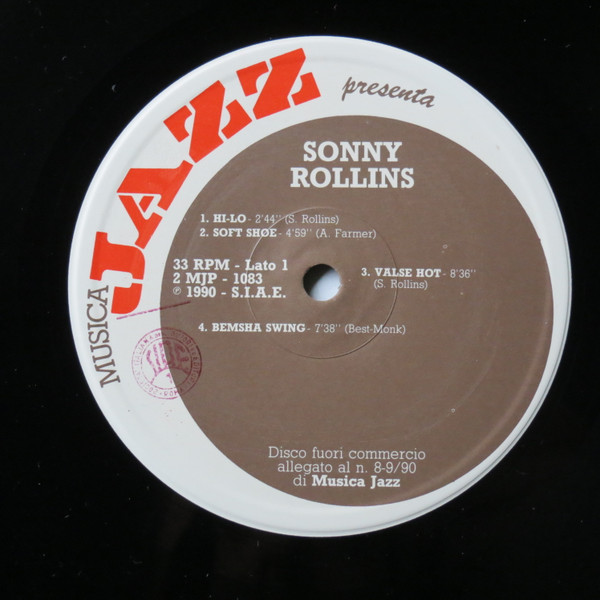 Sonny Rollins - Sonny Rollins | Musica Jazz (2 MJP 1083) - 3