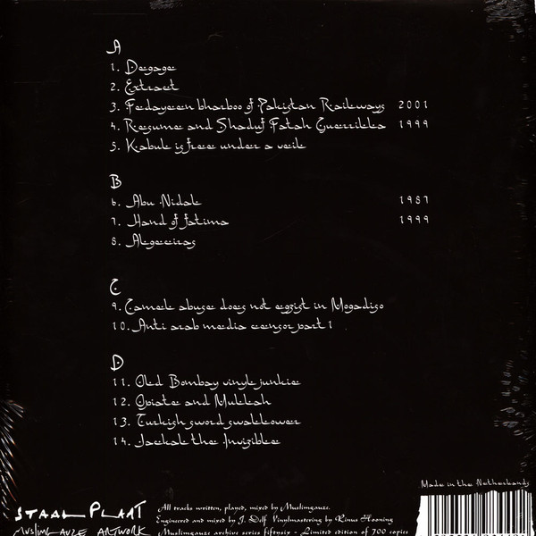 Muslimgauze - Jackal The Invizible | Staalplaat (archive series fifty-six) - 2