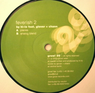 Hi-Lo Feat. Glover & Chann - Feverish 2 | Grow! (grow! 29)