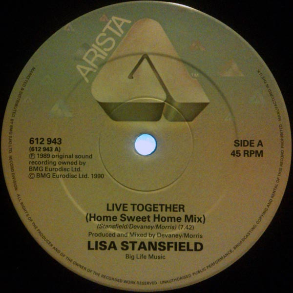Lisa Stansfield - Live Together (Remix) | Arista (612 943) - 3 Lisa Stansfield - Live Together (Remix) | Arista (612 943) - 3