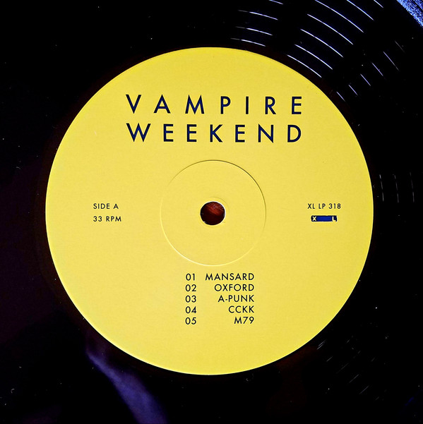 Vampire Weekend - Vampire Weekend | XL Recordings (XLLP318) - 3