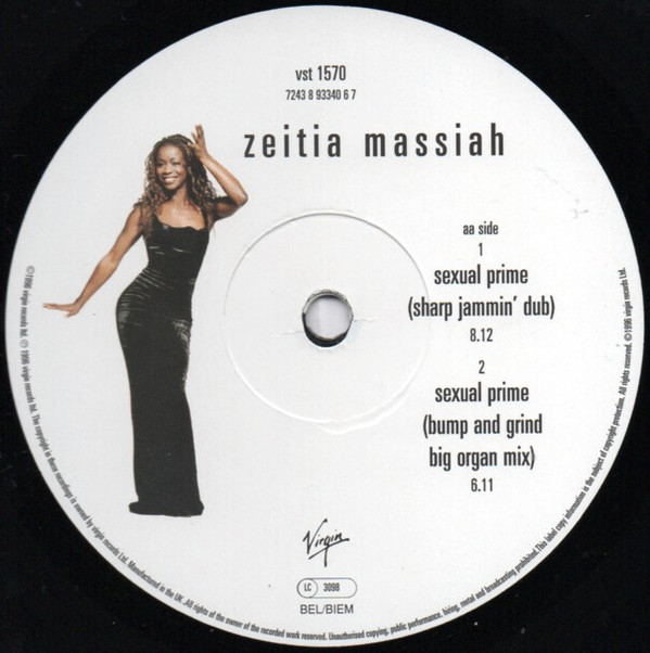 Zeitia Massiah - Sexual Prime | Virgin (VST 1570) - 4 Zeitia Massiah - Sexual Prime | Virgin (VST 1570) - 4