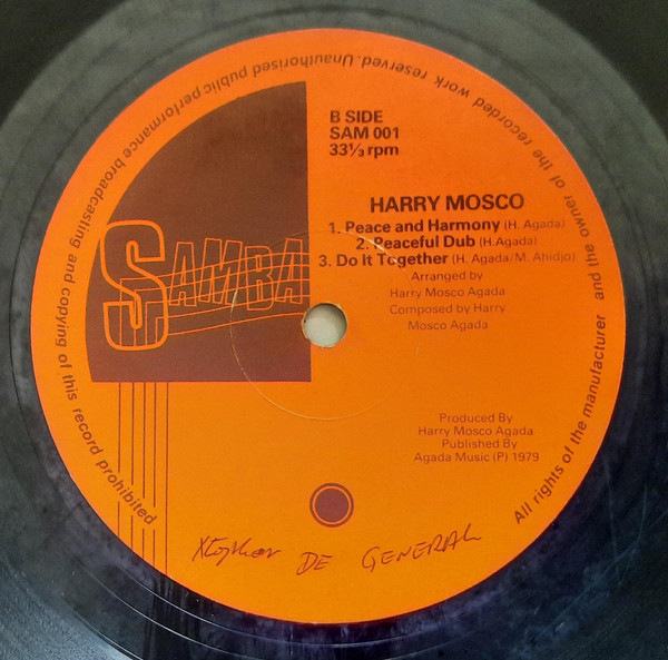 Harry Mosco - Peace & Harmony | Samba (SAM 001) - 4 Harry Mosco - Peace & Harmony | Samba (SAM 001) - 4