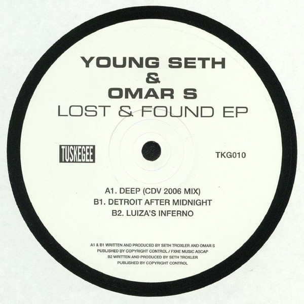 Young Seth & Omar-S - Lost & Found EP | Tuskegee Music (TKG010)