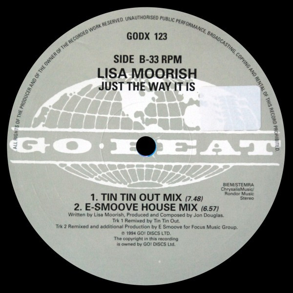 Lisa Moorish - Just The Way It Is | Go! Beat (GODX 123) - 4 Lisa Moorish - Just The Way It Is | Go! Beat (GODX 123) - 4