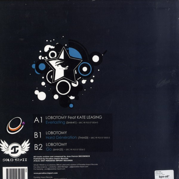 Lobotomy - Everlasting | Solid Traxx (ST002)