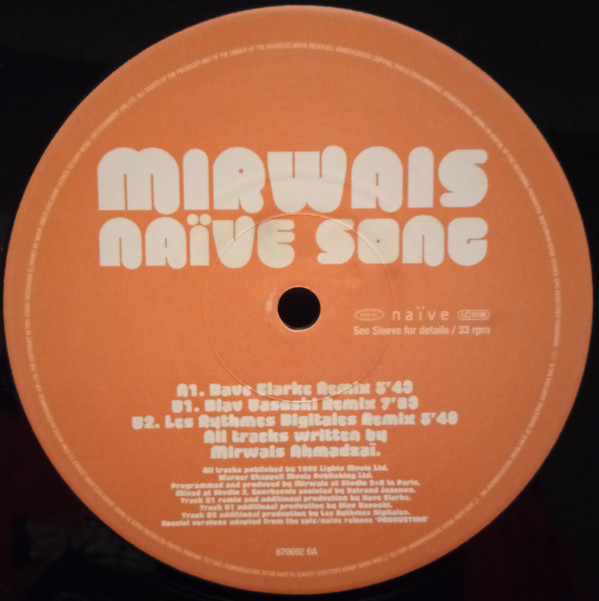 Mirwais - Naïve Song | Epic (670692 6) - 3