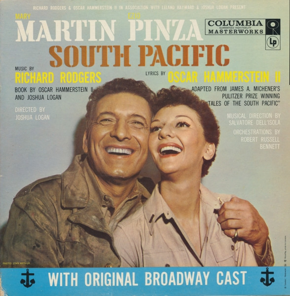 Mary Martin , Ezio Pinza , Richard Rodgers / Oscar Hammerstein 2nd With Original Broadway Cast - South Pacific | Columbia Masterworks (OL 4180) Mary Martin , Ezio Pinza , Richard Rodgers / Oscar Hammerstein 2nd With Original Broadway Cast - South Pacific | Columbia Masterworks (OL 4180)