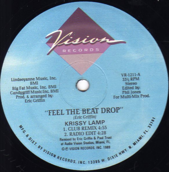 Krissy Lamp - Feel The Beat Drop | Vision Records (VR-1211)