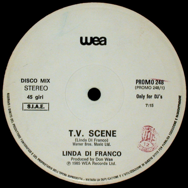 Linda Di Franco / Mike & The Mechanics - T.V. Scene / Silent Running | WEA (PROMO 248)