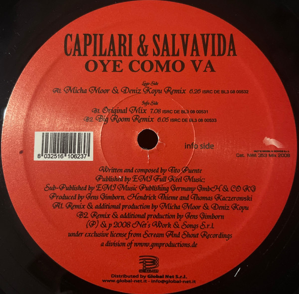 Capilari & Salvavida - Oye Como Va | NET'S WORK INTERNATIONAL (NWI 353 Mix 2008)