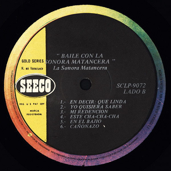 La Sonora Matancera - Dance To Sonora Matancera | Seeco (SCLP9072) - 4
