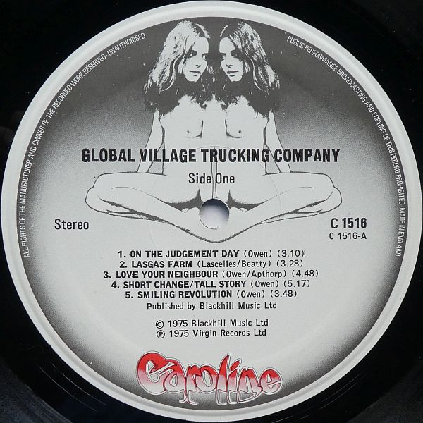 Global Village Trucking Co. - Global Village Trucking Company | Caroline Records (C1516) - 3