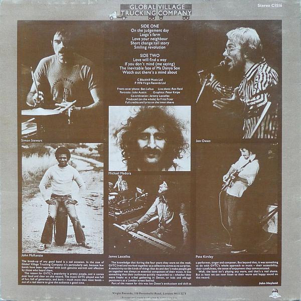 Global Village Trucking Co. - Global Village Trucking Company | Caroline Records (C1516) - 2