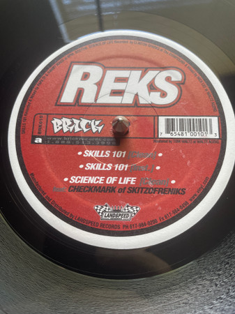 Reks - Skills 101 / Science Of Life / Final Four | Brick Records (BRK 010) - 2 Reks - Skills 101 / Science Of Life / Final Four | Brick Records (BRK 010) - 2