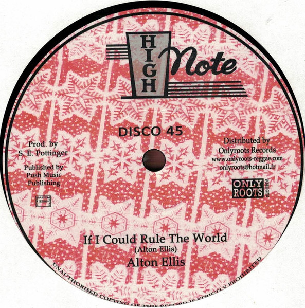 Alton Ellis / The Soul Syndicate - If I Could Rule The World / Lava | High Note (none)