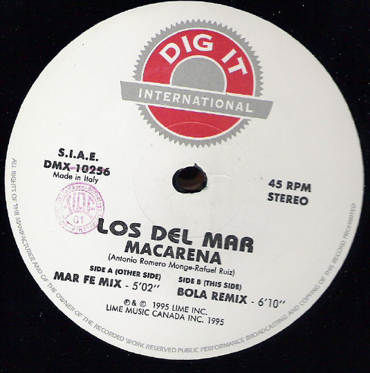 Los Del Mar - Macarena | Dig It International (DMX 10256)