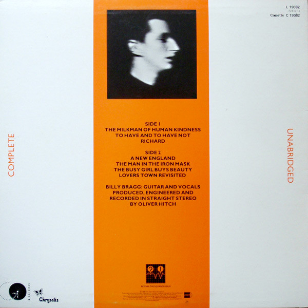 Billy Bragg - Life's A Riot With Spy Vs Spy | Chrysalis (L 19082) - main