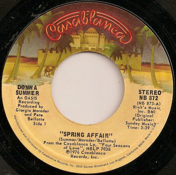 Donna Summer - Spring Affair | Casablanca (NB 872) Donna Summer - Spring Affair | Casablanca (NB 872)